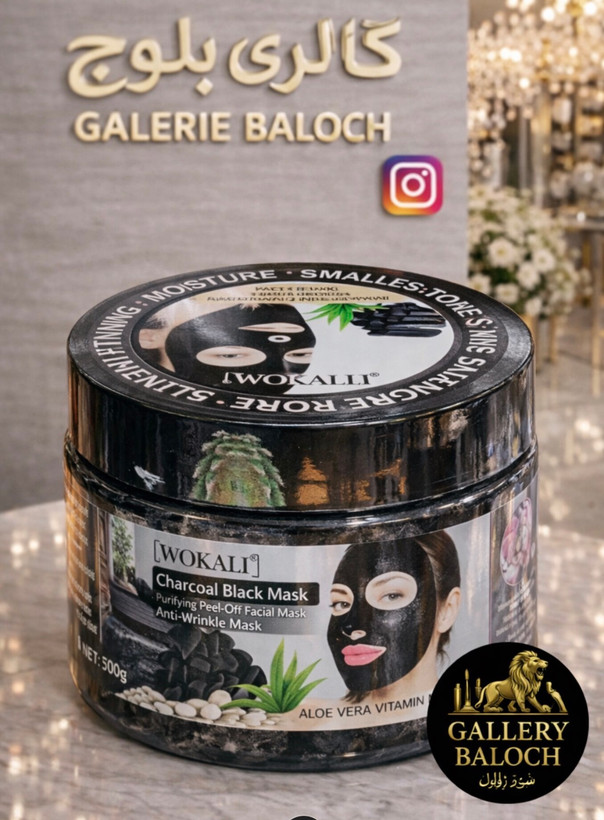 بلک ماسک کاسهای وکالی (Wokali) | پاکسازی عمیق و رفع جوش سرسیاه | گالری بلوچ