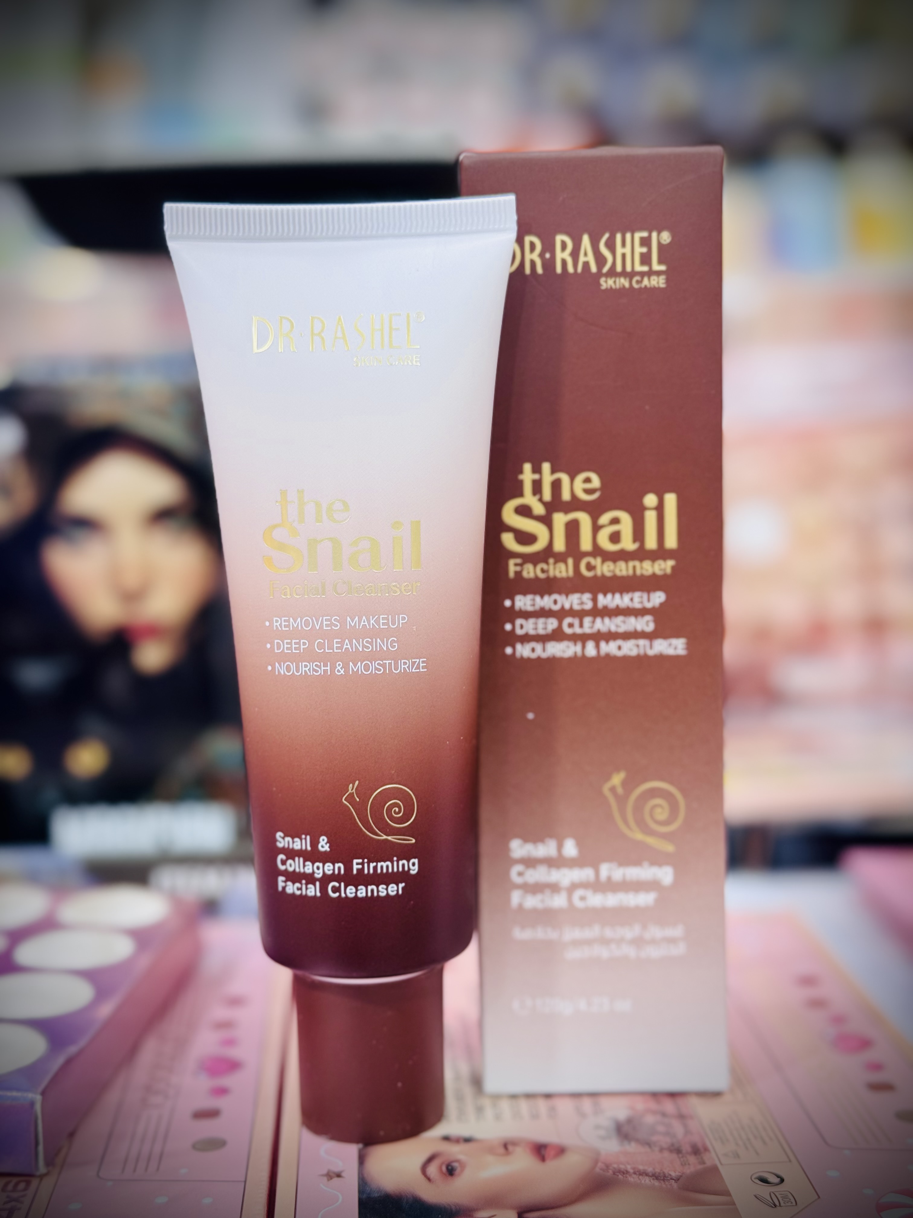 شوینده صورت دکتر راشل مدل حلزون (Dr.Rashel Snail Cleansing Foam)