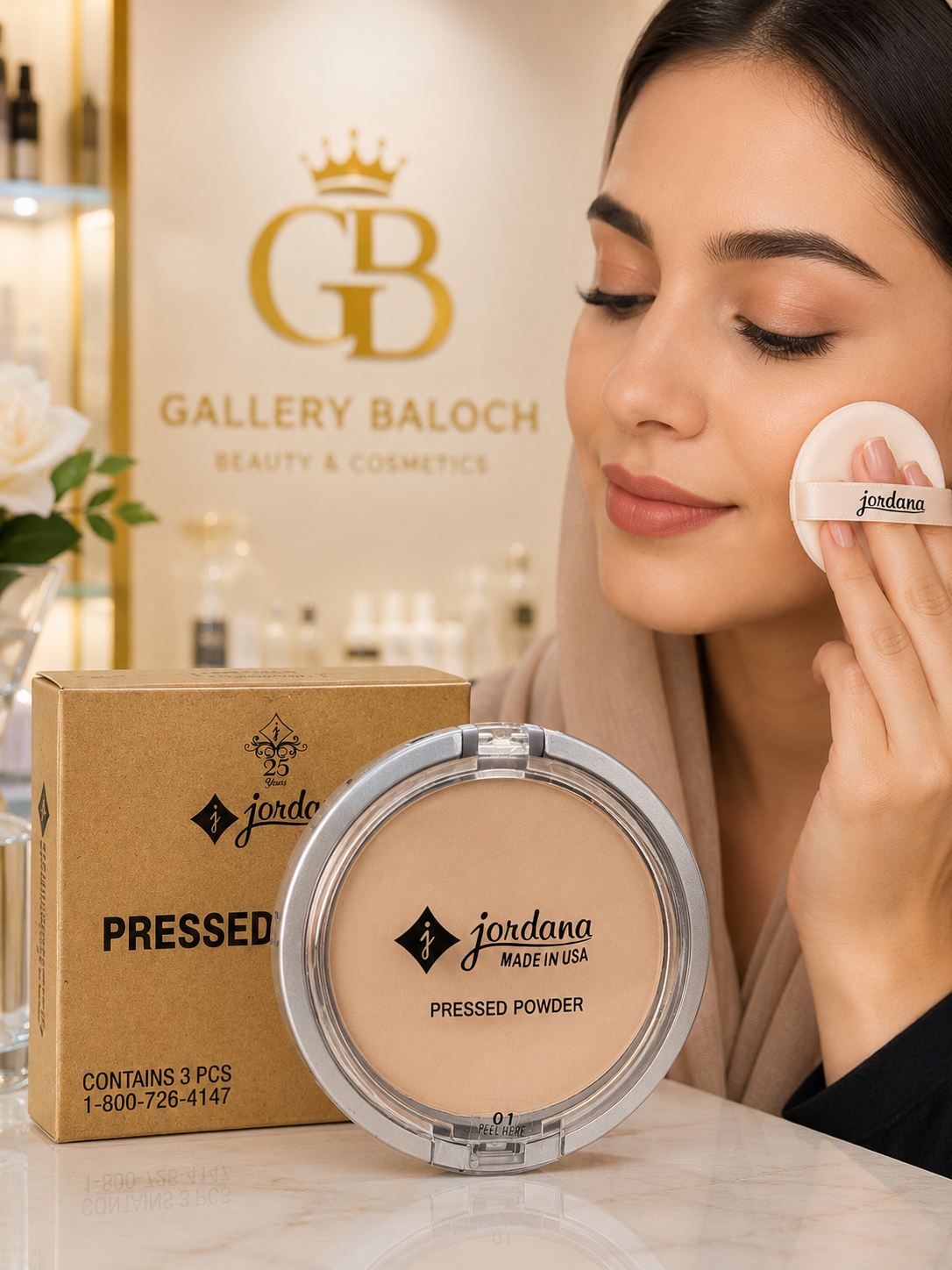 پنکک جوردانا آمریکایی (Jordana Pressed Powder)